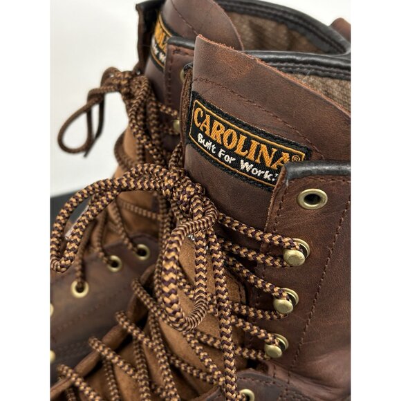 Carolina Steel Toe Leather Work Metguard Logger Boot Waterproof Mens 9.5D CA7821 - Picture 9 of 16